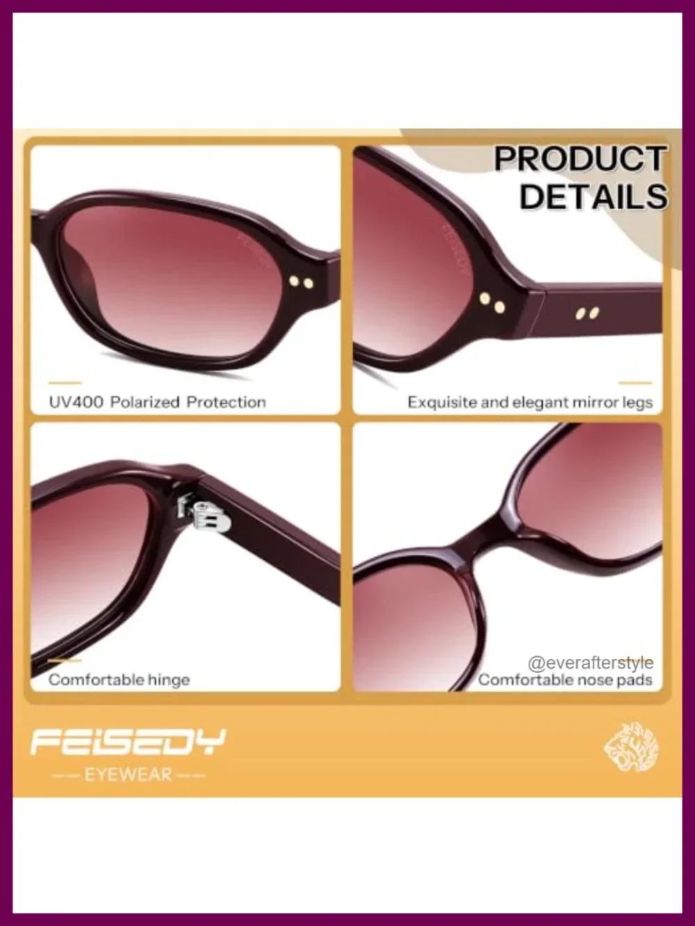 Retro Polarized Rectangle Sunglasses for Women Men Y2K 90s UV400